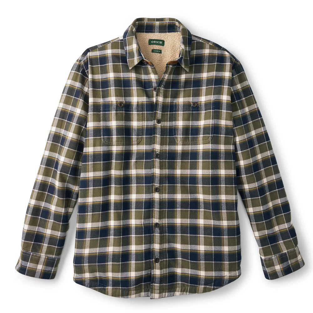 Orvis | Perfect Flannel Sherpa-Lined Long-Sleeved Shirt