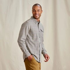 Orvis | Spencer Houndstooth Pure Cotton Long-Sleeve Shirt
