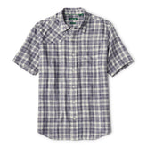 Orvis | Space-Dyed Plaid Short-Sleeve Shirt