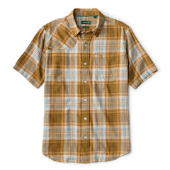 Orvis | Space-Dyed Plaid Short-Sleeve Shirt