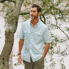Orvis | Men's River Guide Printed Short-Sleeve Western Shirt 2.0