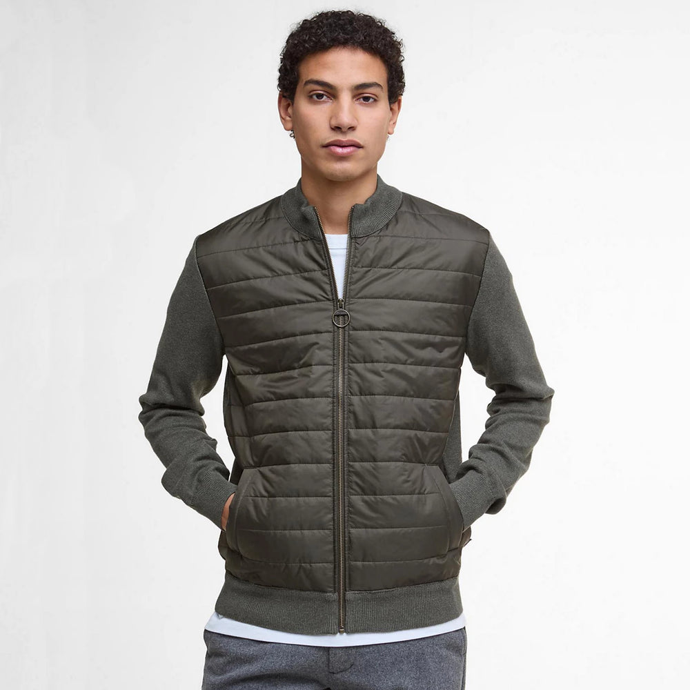 Orvis | Barbour® Essential Carn Baffle Zip-Through Knitted Sweater
