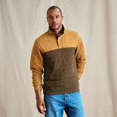 Orvis | Men's Battenkill Colorblock Quilted 1/4-Snap Sweatshirt