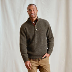 Orvis | Quail Creek Button Mockneck Pullover