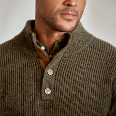 Orvis | Quail Creek Button Mockneck Pullover