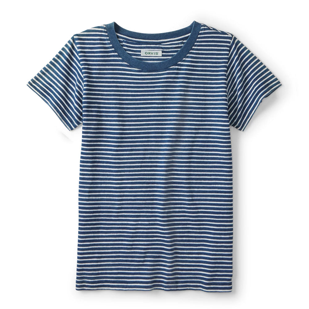 Orvis | Women's Indigo Striped Short-Sleeve Tee