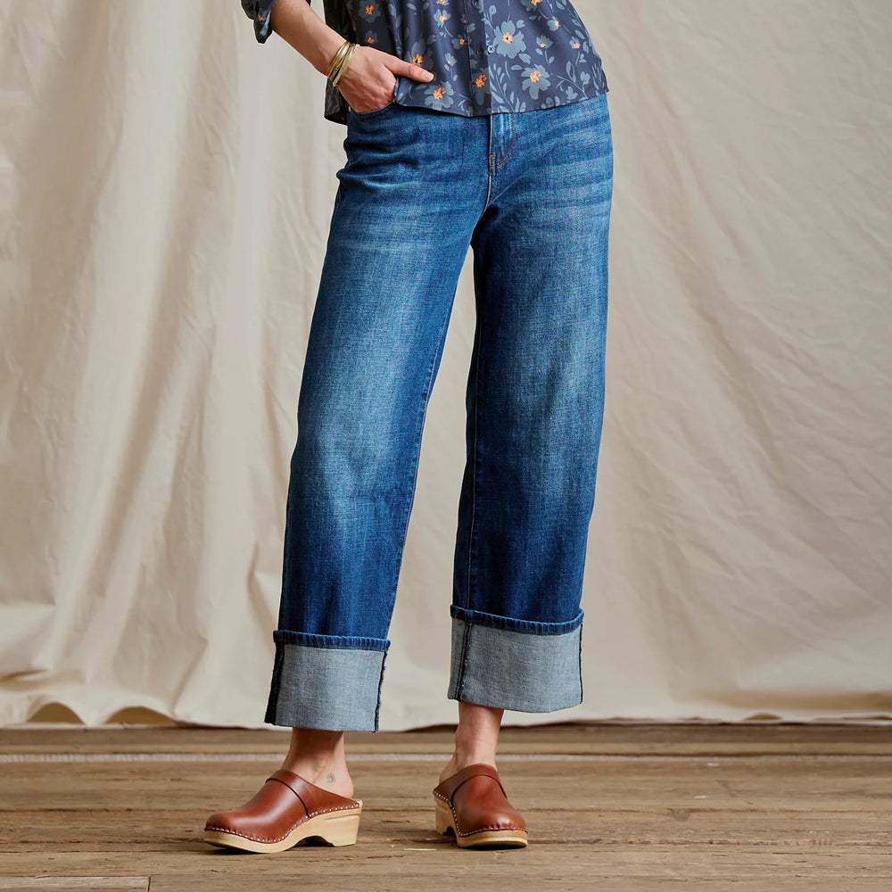 Orvis | Kut from the Kloth® Sienna High-Rise Cuffed Wide-Leg Jeans