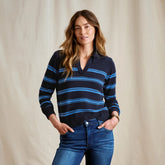 Orvis | Brookside Striped Polo Sweater