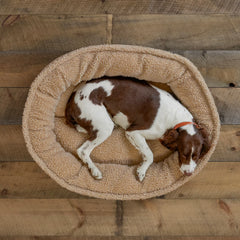 Orvis | Orvis ComfortFill-Eco™ Wraparound Dog Bed with Fleece