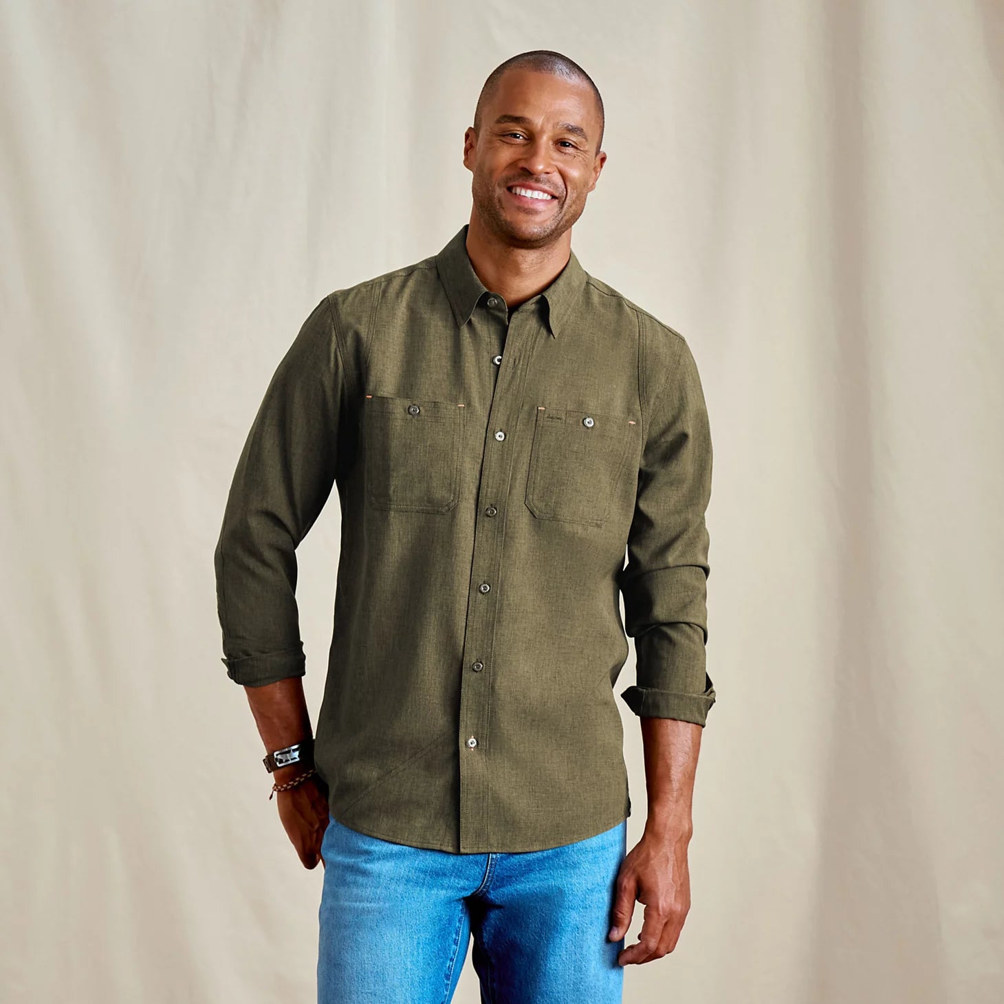 Orvis | Men's Tech Chambray Long-Sleeve Work Shirt