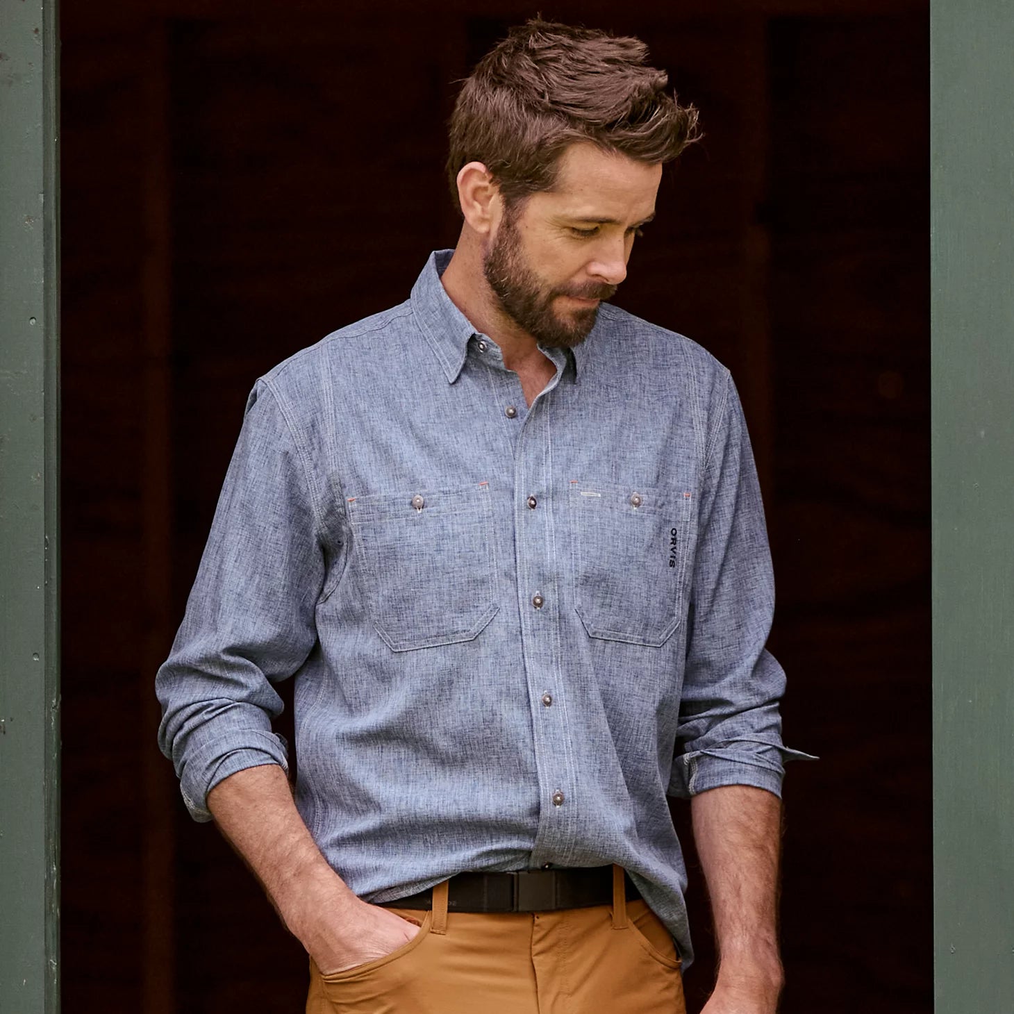 Orvis | Men's Tech Chambray Long-Sleeve Work Shirt