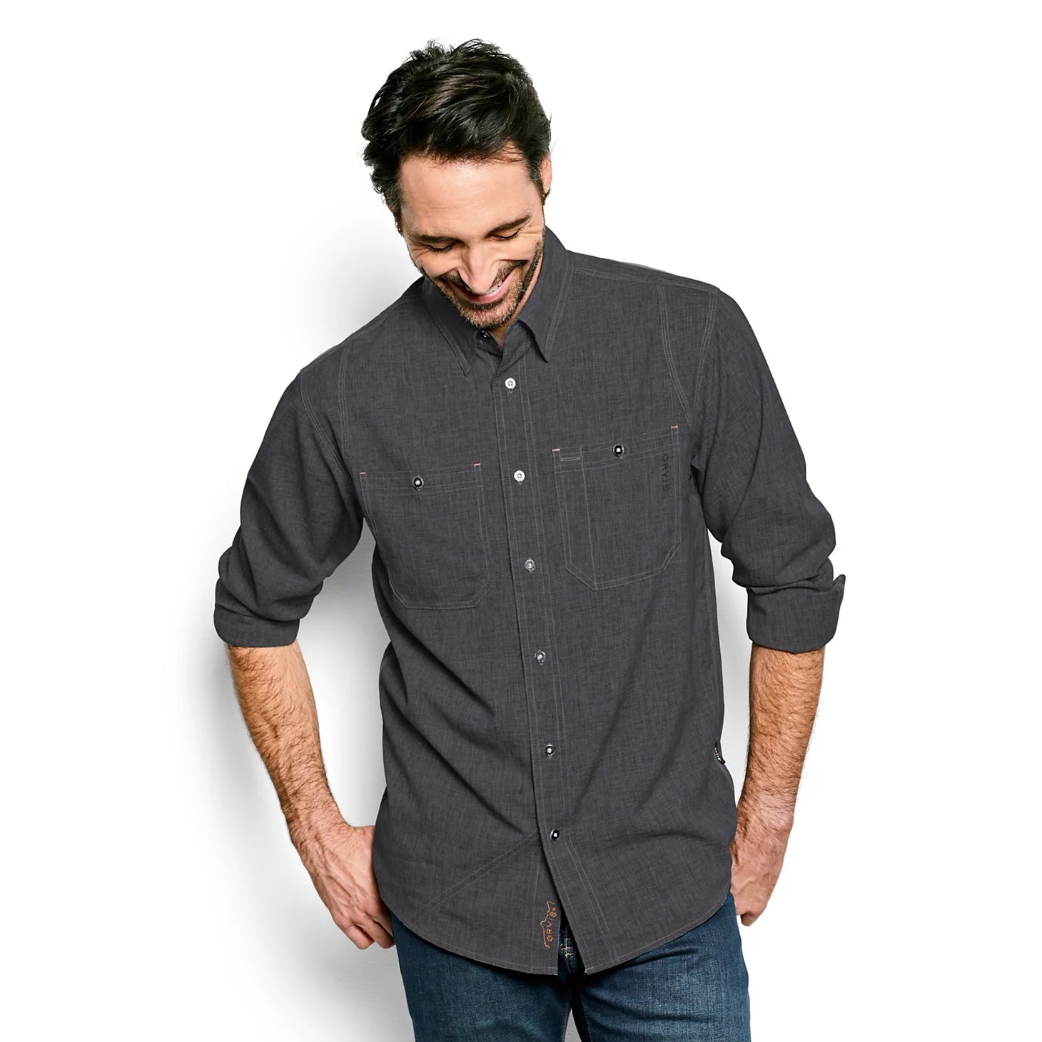 Orvis | Men's Tech Chambray Long-Sleeve Work Shirt