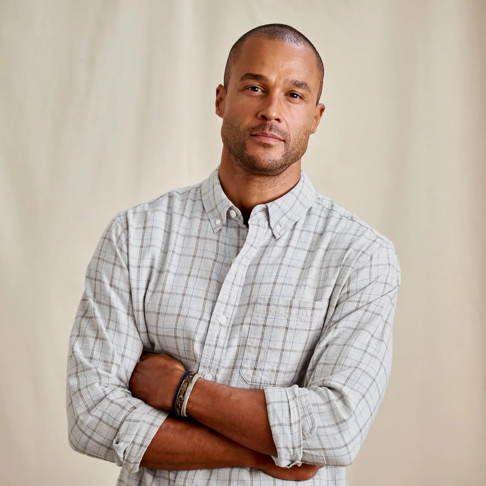 Orvis | Men's Sunderland Brushed Twill Long-Sleeve Shirt