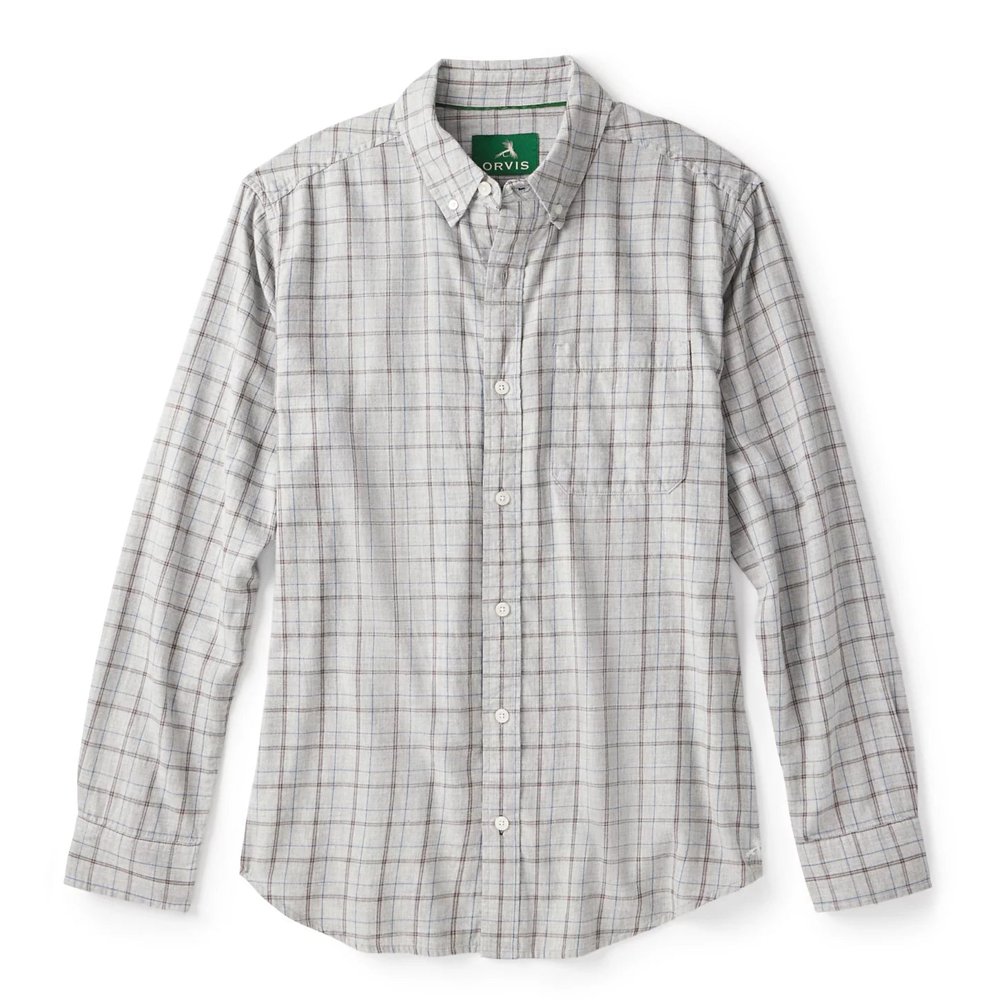 Orvis | Men's Sunderland Brushed Twill Long-Sleeve Shirt