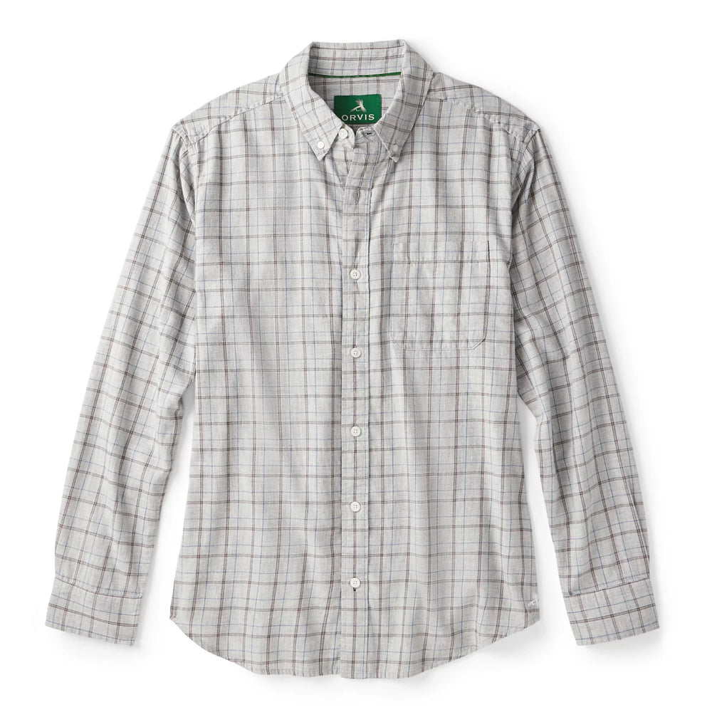 Orvis | Men's Sunderland Brushed Twill Long-Sleeve Shirt
