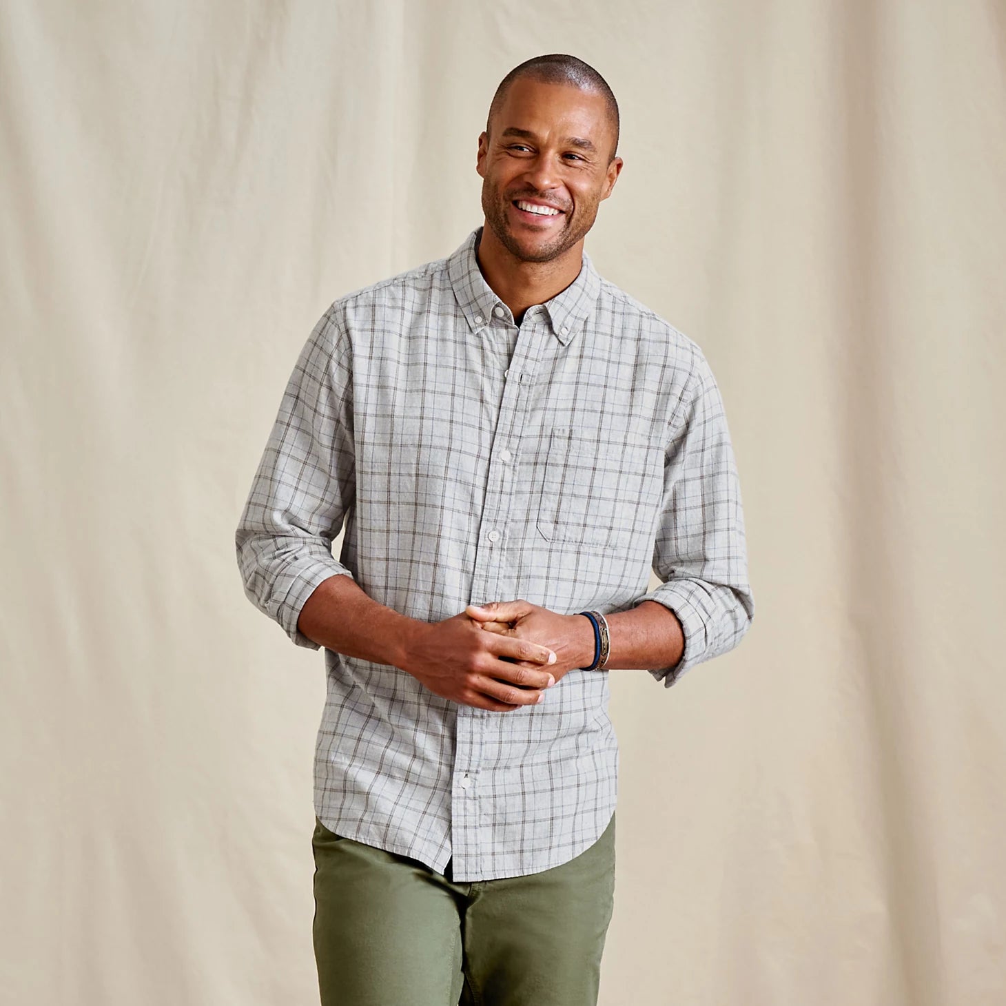 Orvis | Men's Sunderland Brushed Twill Long-Sleeve Shirt
