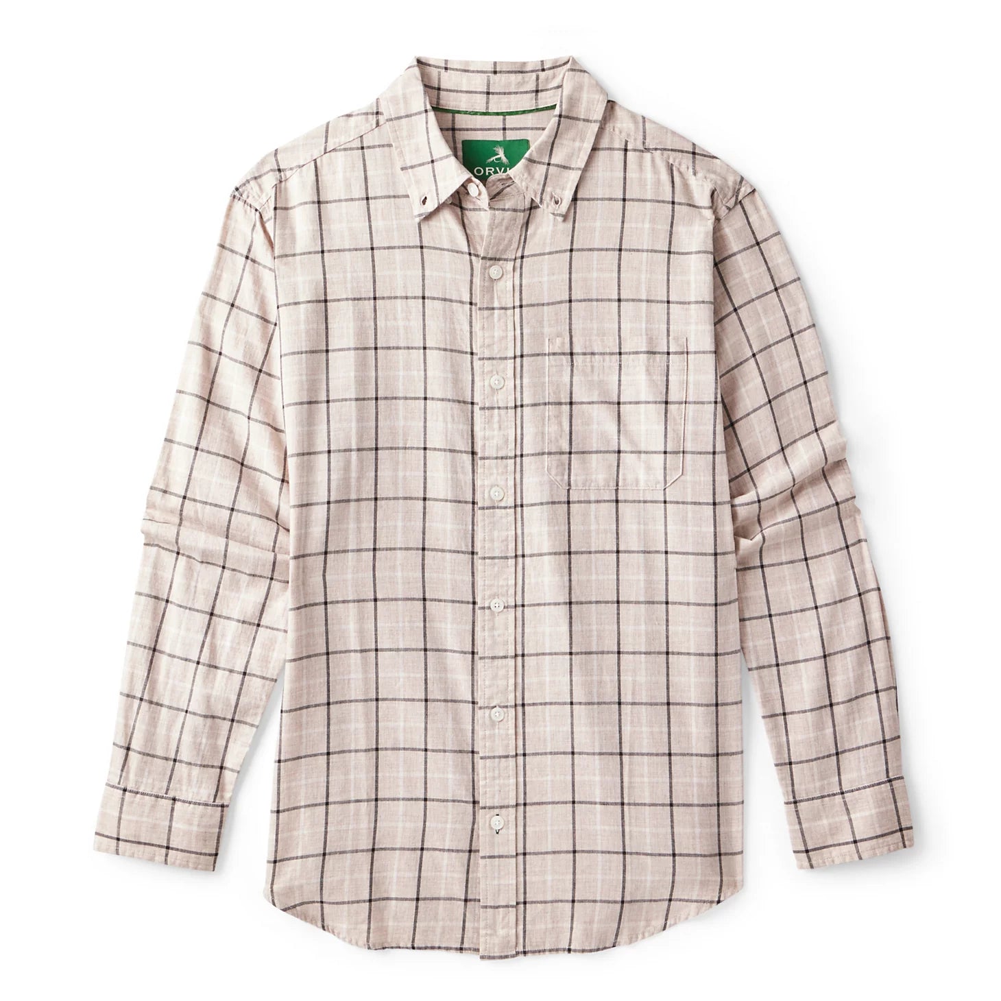 Orvis | Men's Sunderland Brushed Twill Long-Sleeve Shirt