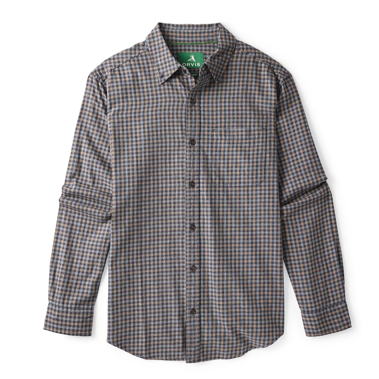 Orvis | Men's Sunderland Brushed Twill Long-Sleeve Shirt