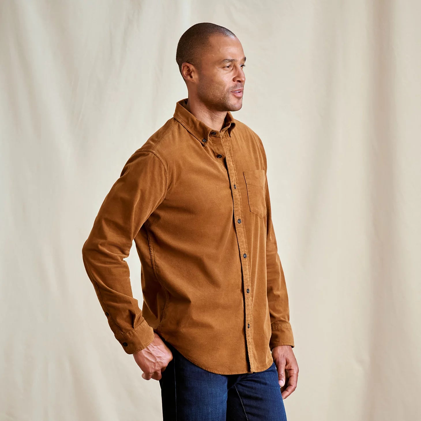 Orvis | Men's Lightweight Corduroy Long-Sleeve Shirt