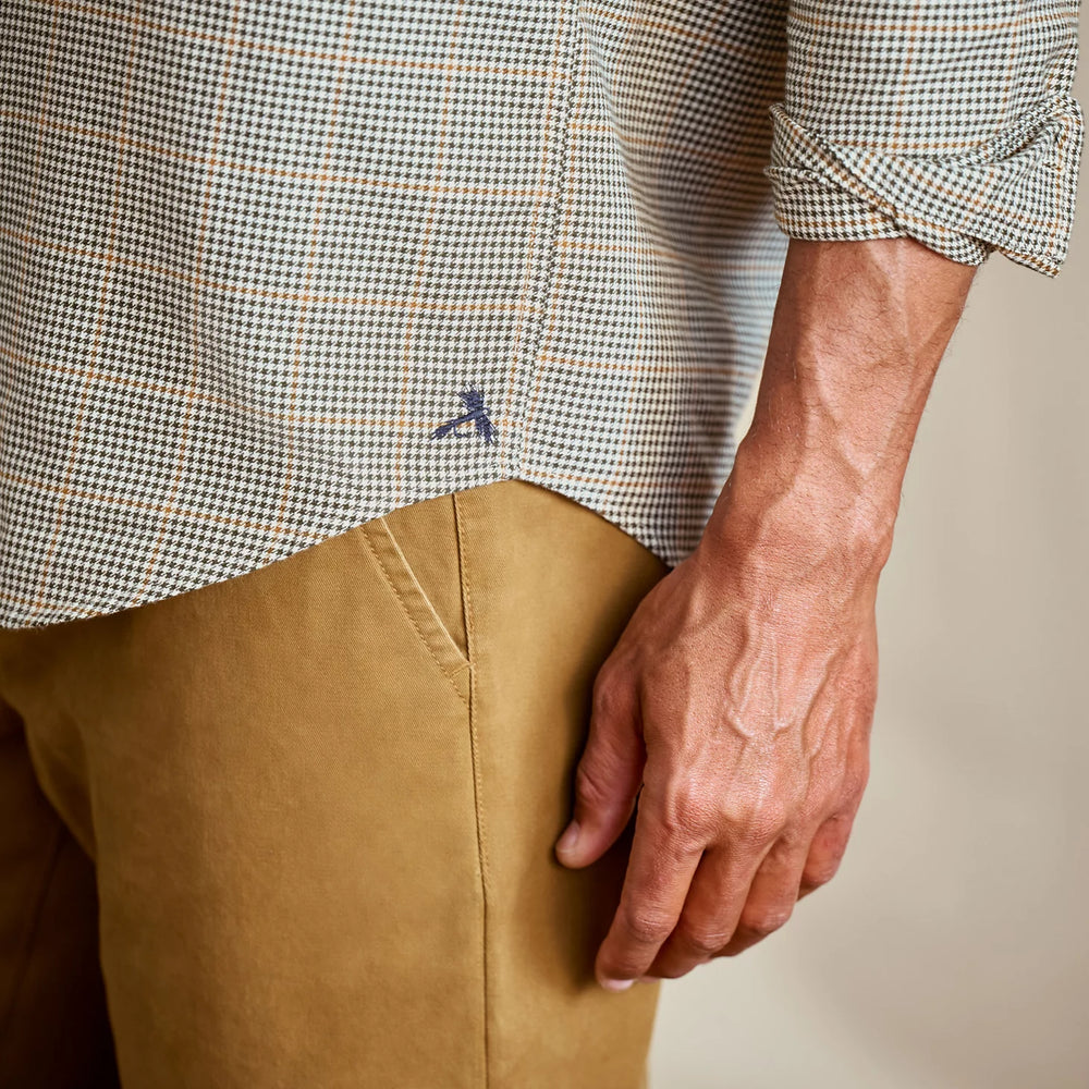Orvis | Spencer Houndstooth Pure Cotton Long-Sleeve Shirt
