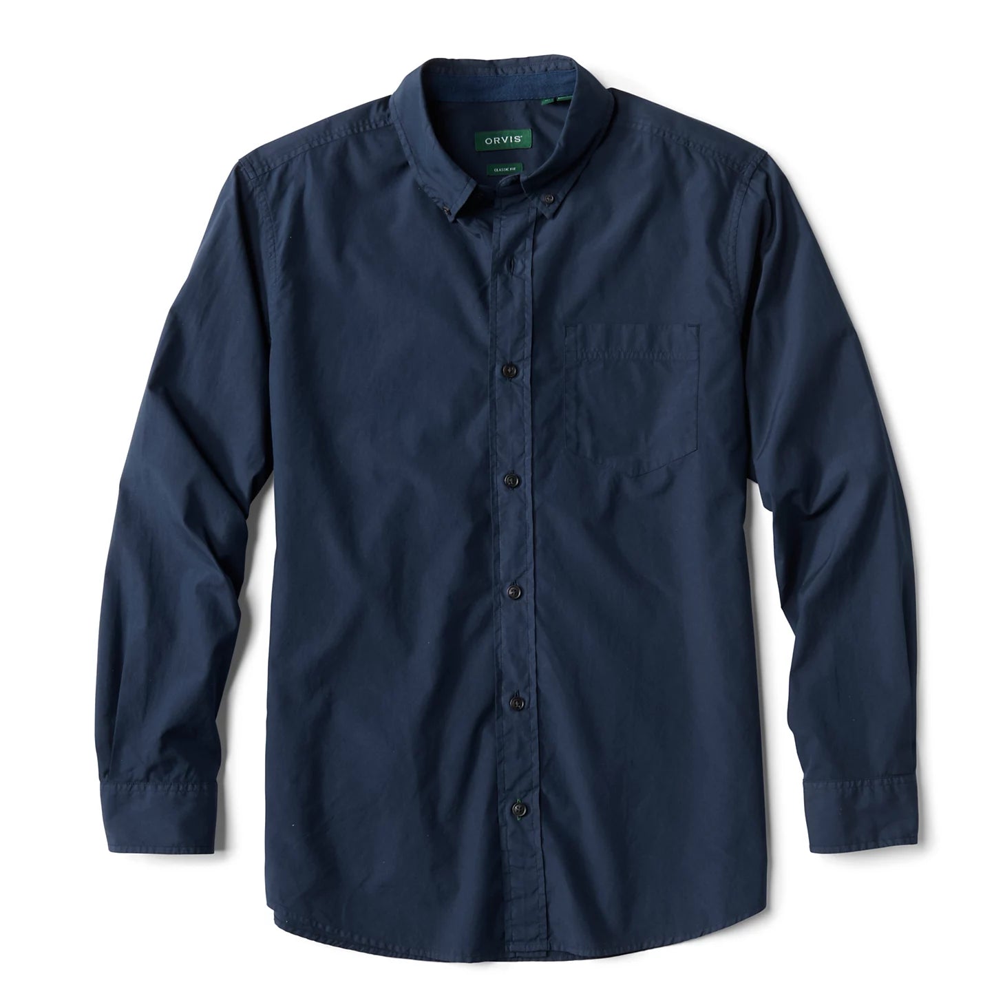 Orvis | Garment-Dyed Poplin Long-Sleeve Shirt