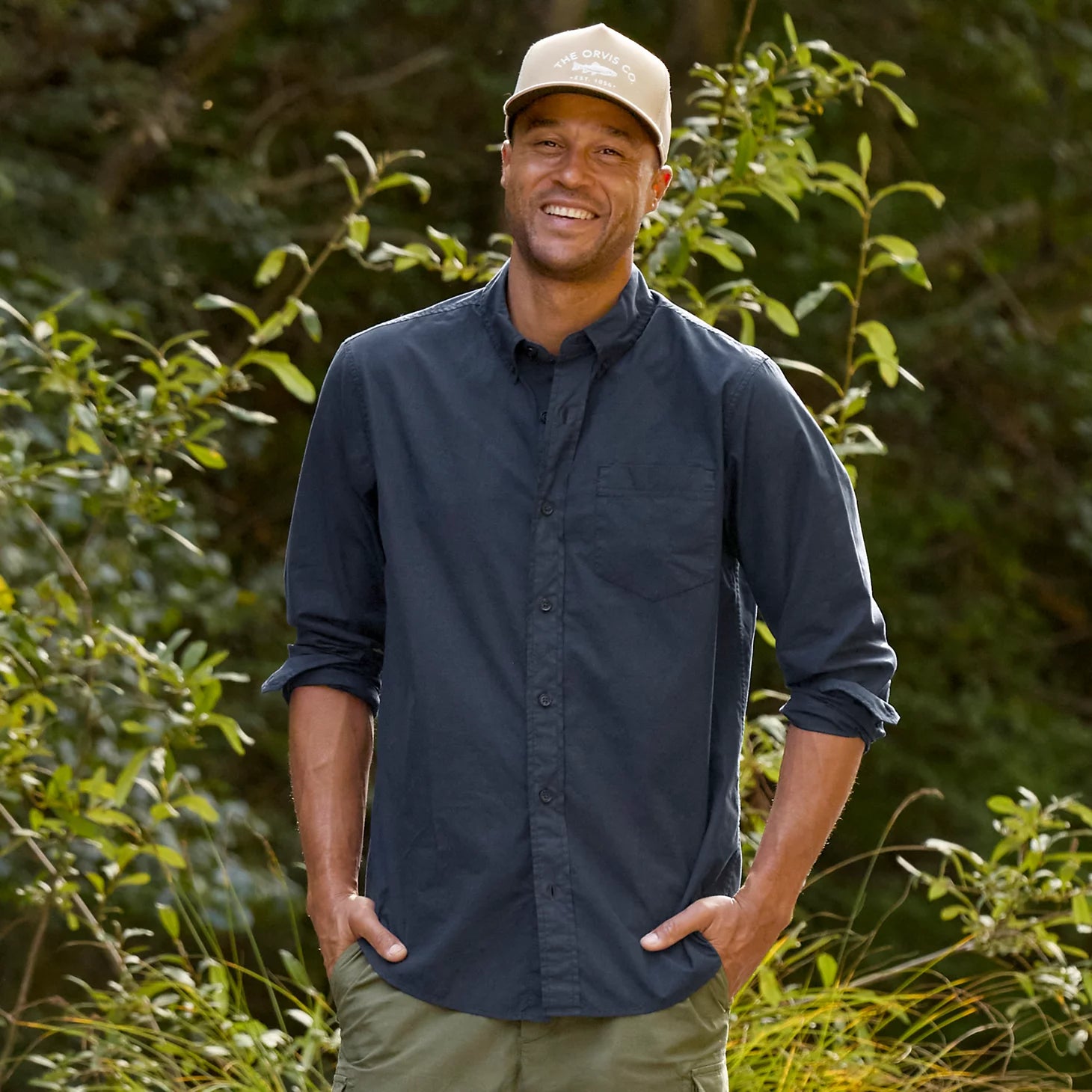 Orvis | Garment-Dyed Poplin Long-Sleeve Shirt