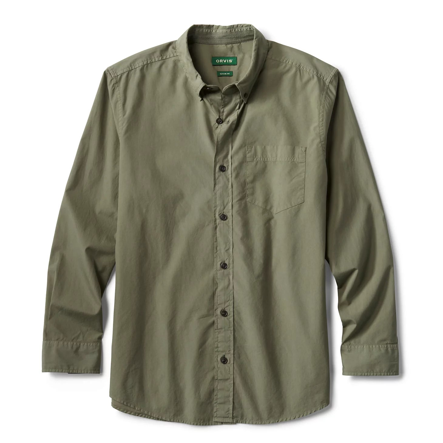 Orvis | Garment-Dyed Poplin Long-Sleeve Shirt