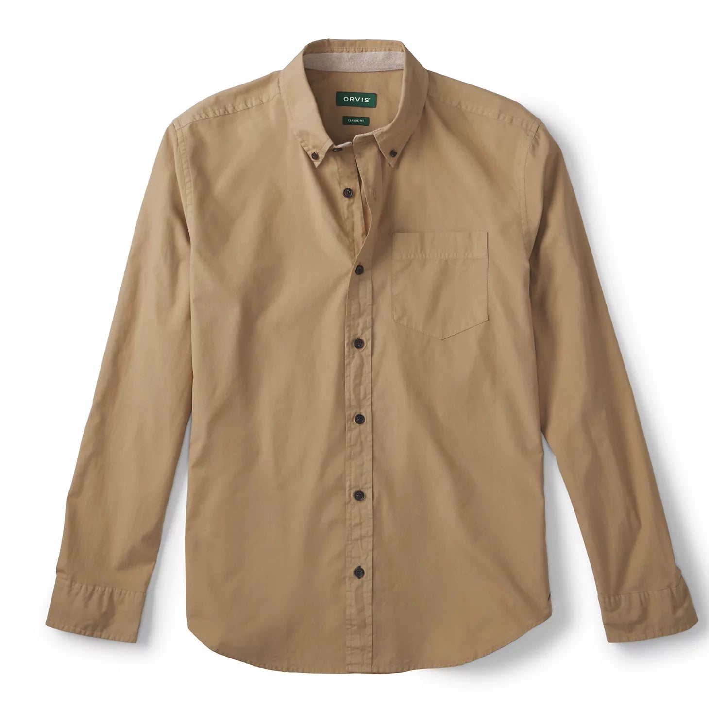 Orvis | Garment-Dyed Poplin Long-Sleeve Shirt