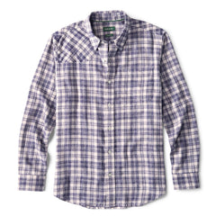 Orvis | Space-Dyed Plaid Long-Sleeve Shirt