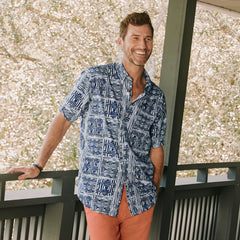 Orvis | Men's Heritage Poplin Printed Short-Sleeve Shirt