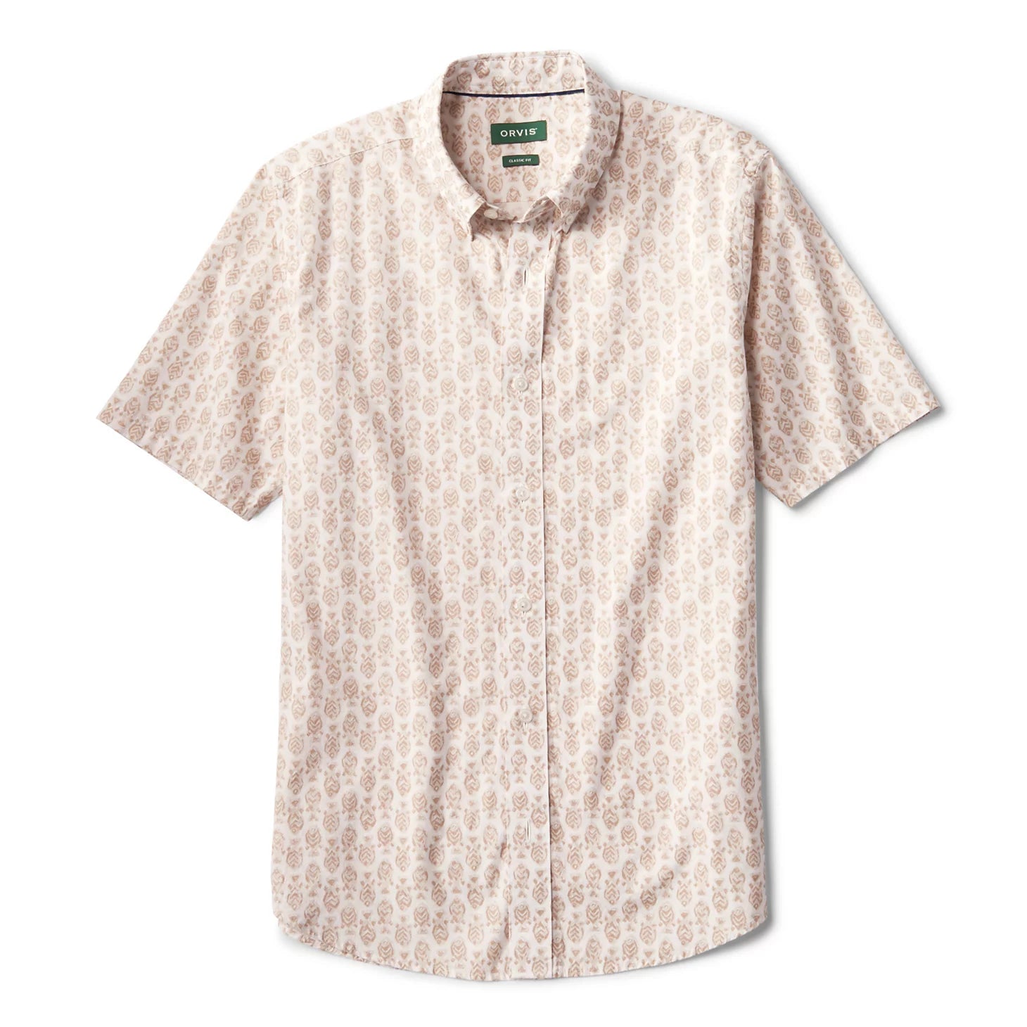 Orvis | Men's Heritage Poplin Printed Short-Sleeve Shirt