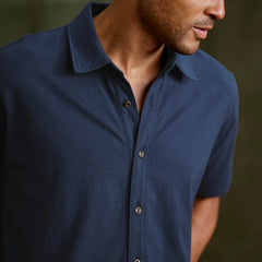 Orvis | Men's Bromley Knit Button-Down Short-Sleeve Shirt