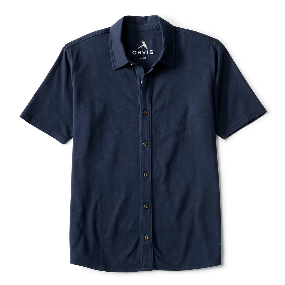 Orvis | Men's Bromley Knit Button-Down Short-Sleeve Shirt