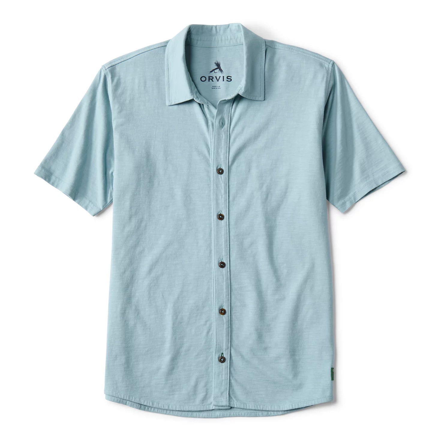 Orvis | Men's Bromley Knit Button-Down Short-Sleeve Shirt