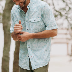 Orvis | Men's River Guide Printed Short-Sleeve Western Shirt 2.0
