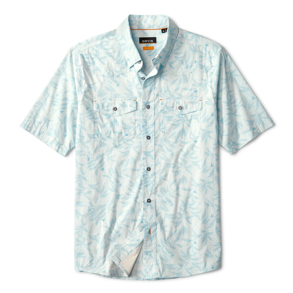 Orvis | Men's River Guide Printed Short-Sleeve Western Shirt 2.0