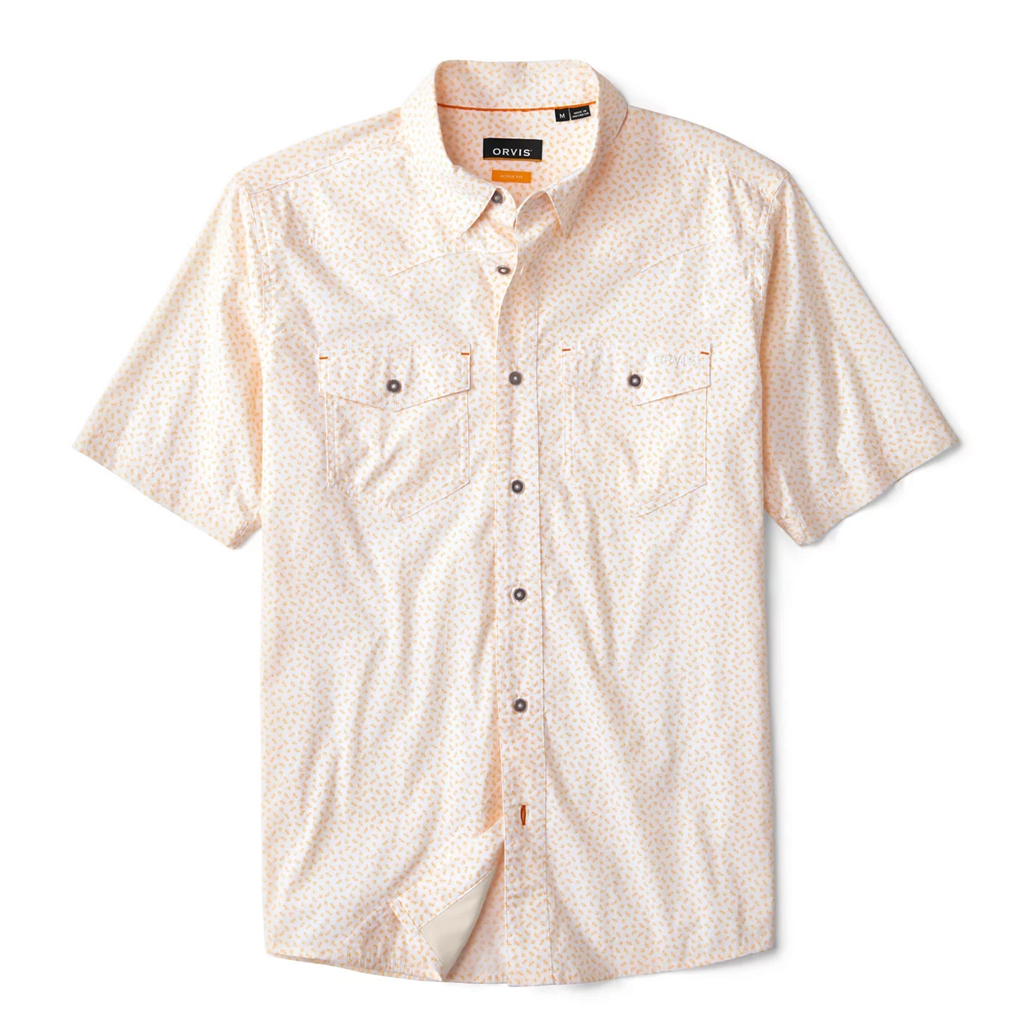 Orvis | Men's River Guide Printed Short-Sleeve Western Shirt 2.0