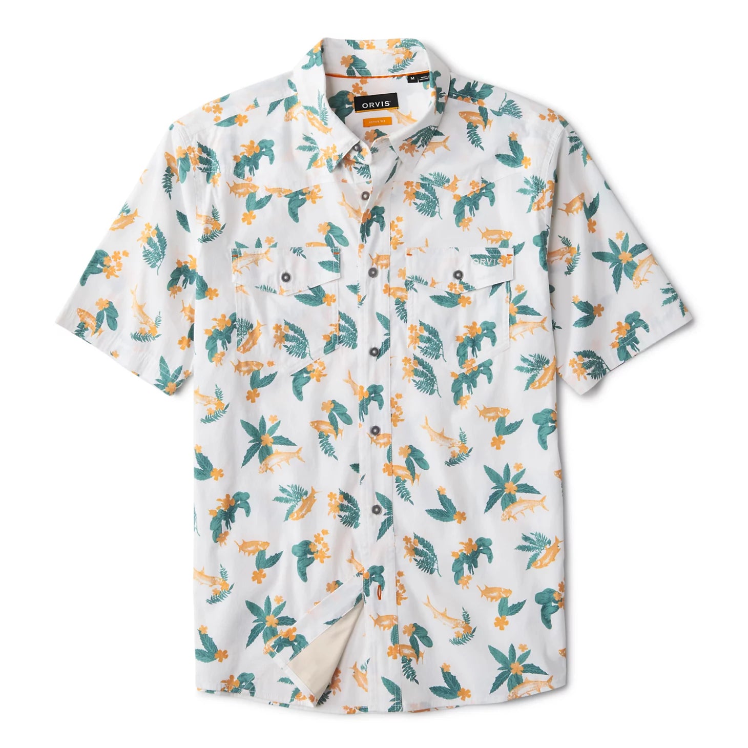Orvis | Men's River Guide Printed Short-Sleeve Western Shirt 2.0
