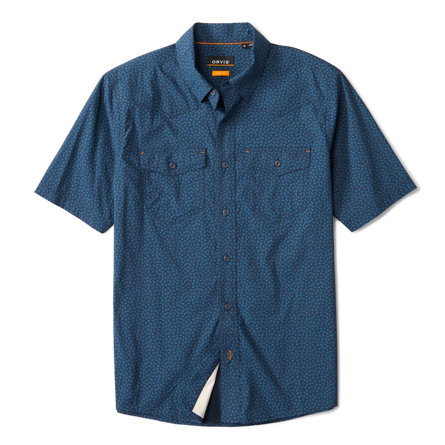 Orvis | Men's River Guide Printed Short-Sleeve Western Shirt 2.0
