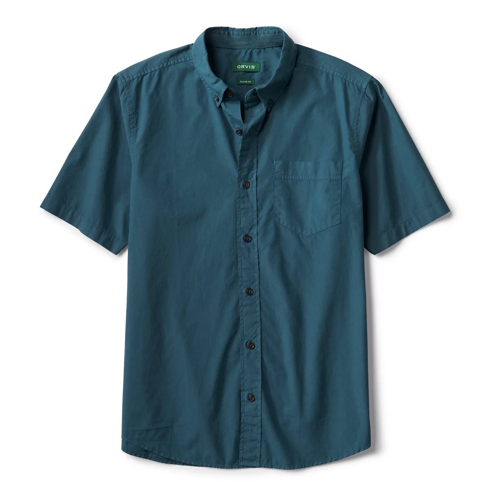 Orvis | Garment-Dyed Poplin Short-Sleeve Shirt