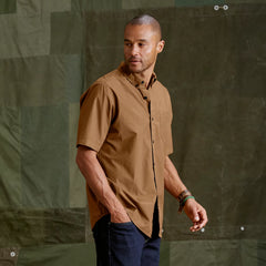 Orvis | Garment-Dyed Poplin Short-Sleeve Shirt