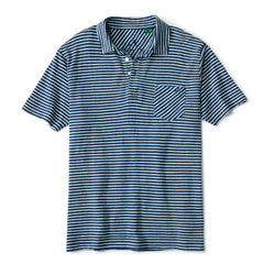Orvis | Angler's Indigo Striped Polo