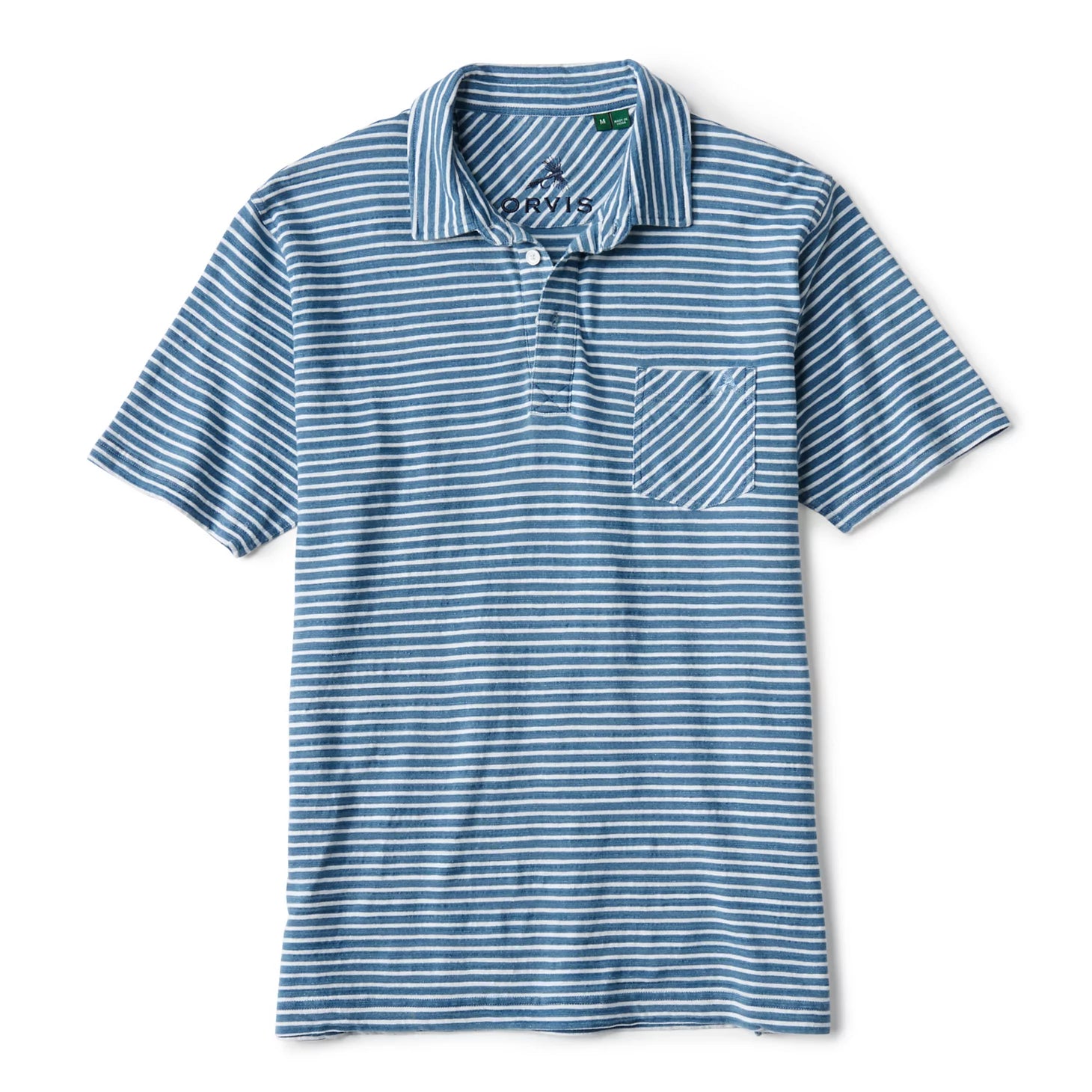 Orvis | Angler's Indigo Striped Polo