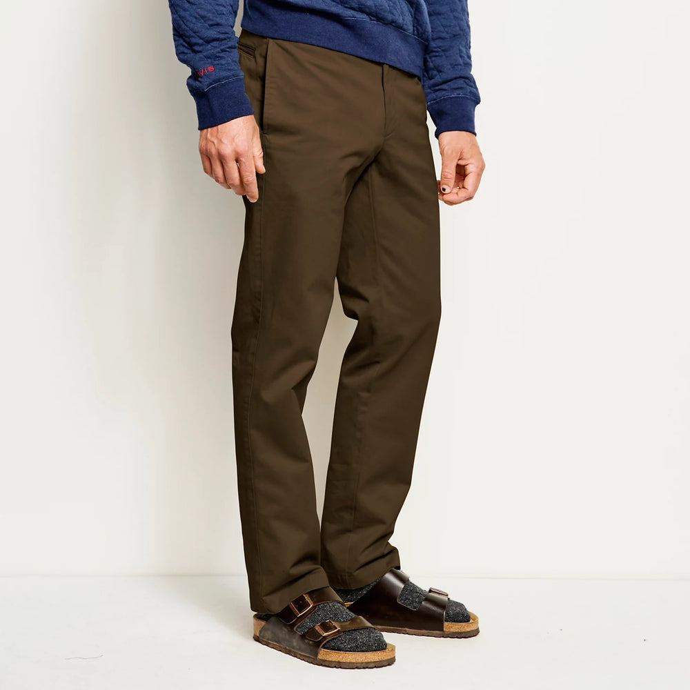 Orvis | Ultimate Khakis Trim Fit Plain-Front Pants