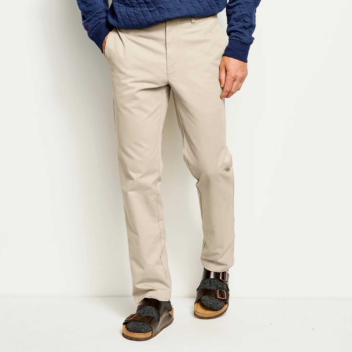 Orvis | Ultimate Khakis Trim Fit Plain-Front Pants