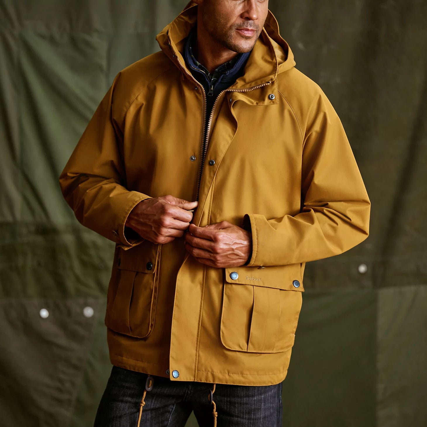 Orvis | Barbour® Re-Engineered Wading Spey Showerproof Hooded Jacket