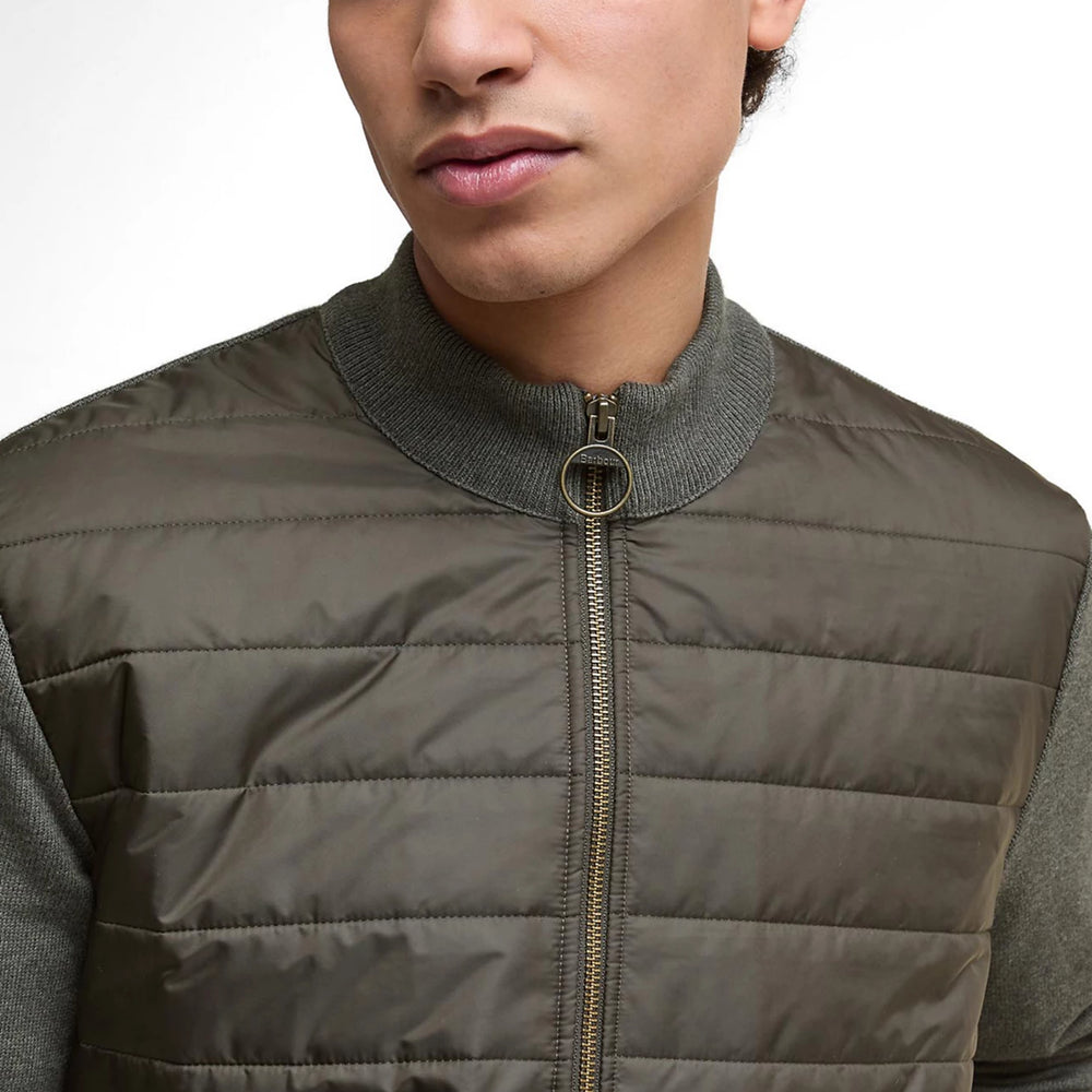 Orvis | Barbour® Essential Carn Baffle Zip-Through Knitted Sweater