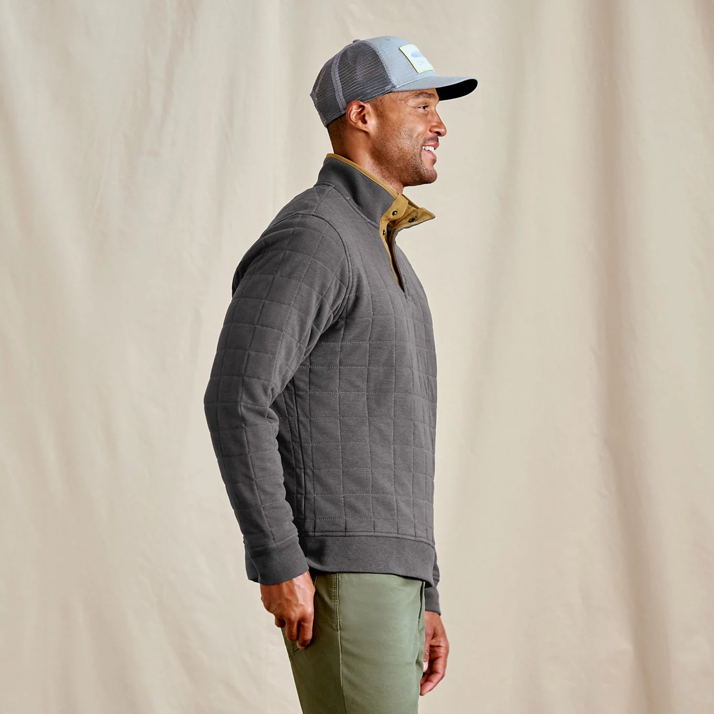 Orvis | Men's Battenkill Quilted 1/4-Snap Sweatshirt