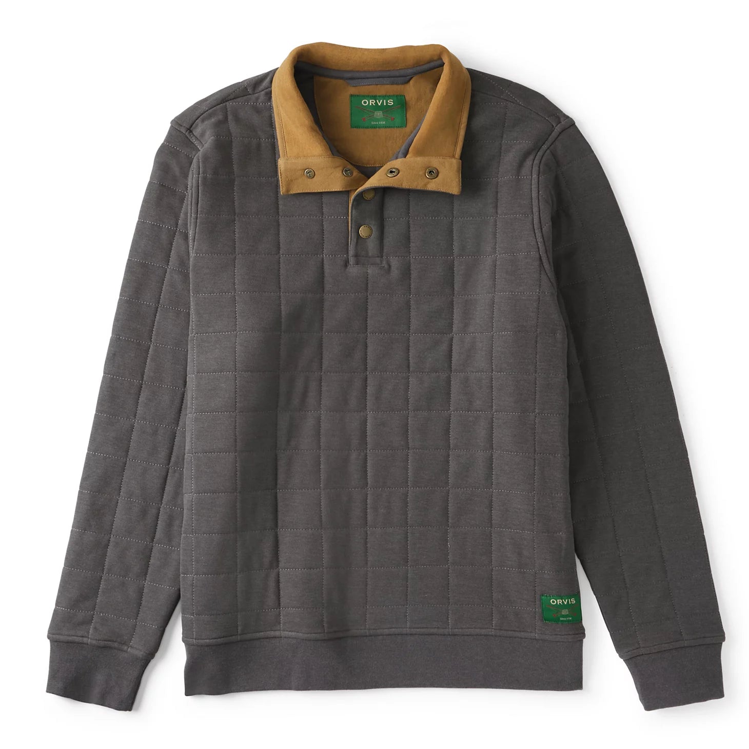 Orvis | Men's Battenkill Quilted 1/4-Snap Sweatshirt