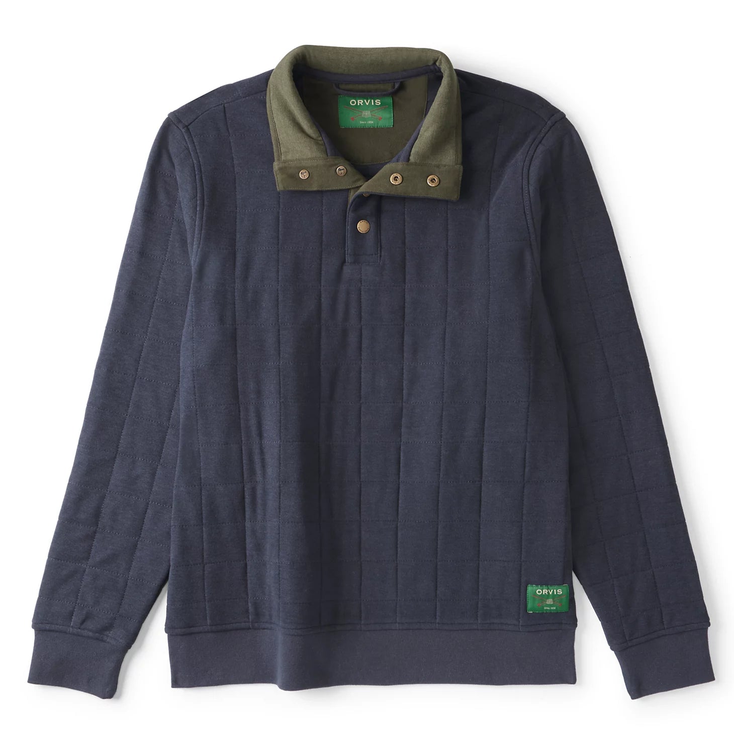 Orvis | Men's Battenkill Quilted 1/4-Snap Sweatshirt